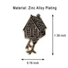 Witch Pin Baba Yaga Enamel Pin - Gothic Series -