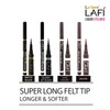 Laflare LAFI Liquid Eyeliner, Super Long Felt Tip, Long-Lasting Makeup,