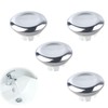 Yistoi Pack of 4 Sink Overflow Covers, Applicable Diameter 22-24