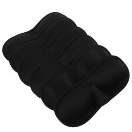 Ipetboom 6pcs Ergonomic Eye Mask Soft Memory Foam Light Blocking Travel Eye Cover for Airplane Breathable Blindfold for Men and Women for Naps and Sleeping