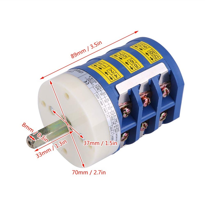 240V/480V/500V 40A Tire Changer Machine Motor Forward Reverse Switch Heavy