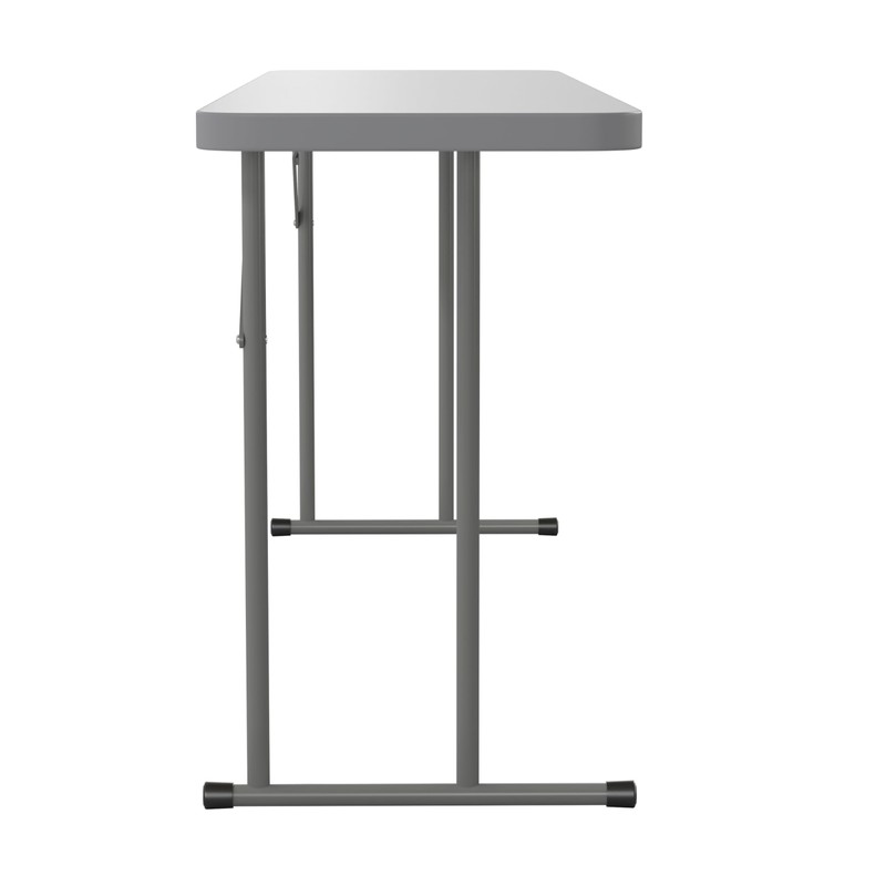 Flash Furniture Kathryn Commercial Grade 6-Foot Gray Plastic Folding Training