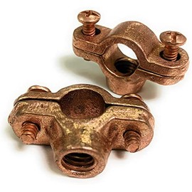 ICS Industries - 1/2" COPPER PLATED SPLIT RING PIPE HANGER (25 PACK)