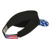 Flag Design Cotton Twill Visor - Black OSFM