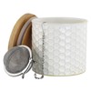 Chantal Tea Caddy with Infuser, 8 oz, White