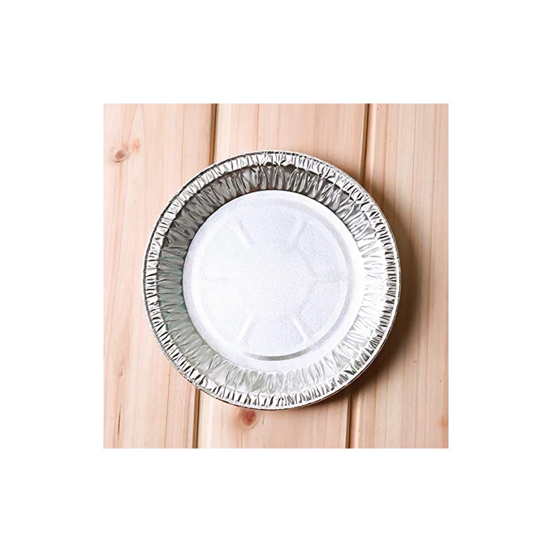 Disposable Paper Plates, Aluminum Plates, 10 Pieces, 7.1 inches (18