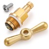 PK1100 Brass Globe Valve Faucet Stem Assy and PP806-15 Broach