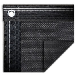 Buffalo Blizzard Micro Mesh Black Winter Cover for 20-Foot-by-45-Foot Rectangle Swimming Pools | Rain or Melted Snow to Pass Through | Covers Include 5-Feet of Overlap to Measure 25-Feet-by-50-Feet