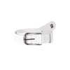 Belt for Men Genuine Leather Accessory Leather Belt, White