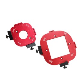 Plantilla de Enrutador de Plantilla de Radio 4 en 1, Plantilla de Posicionamiento de ángulo de para Carpintería, Plantillas y Plantillas de Radio, Radio de Esquina de