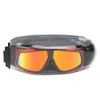 Adult Large Frame Waterproof Antifog Swimming Goggles Electroplate Plain Glass