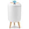 Pukomc Smart Induction Waterproof Trash Can for Bathroom, Bedroom, Office
