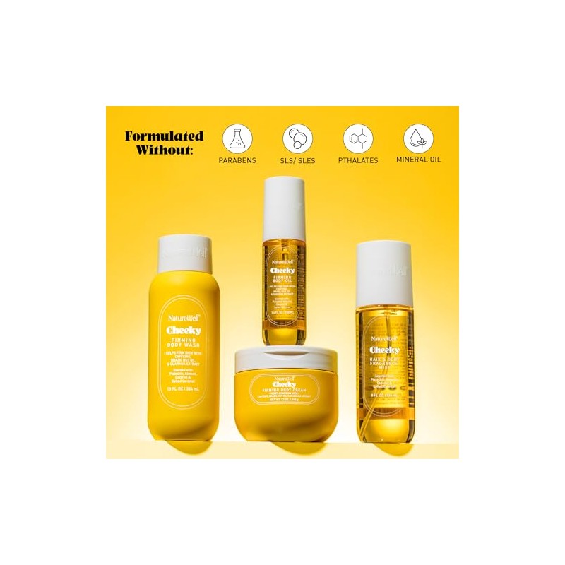 NATURE WELL Crema Corporal Reafirmante E Hidratante Cheeky, Fórmula Ligera