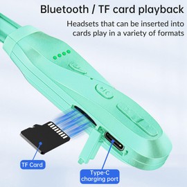 Hifireelf Neckband Headphones Wireless Bluetooth 5.3 Sports Neckband Earbuds with 20Hrs Ultra-Long Playtime, IPX5 Waterproof Sports Earphones with Mic for Indoor, Outdoor, Gym, Running, Work (Green)