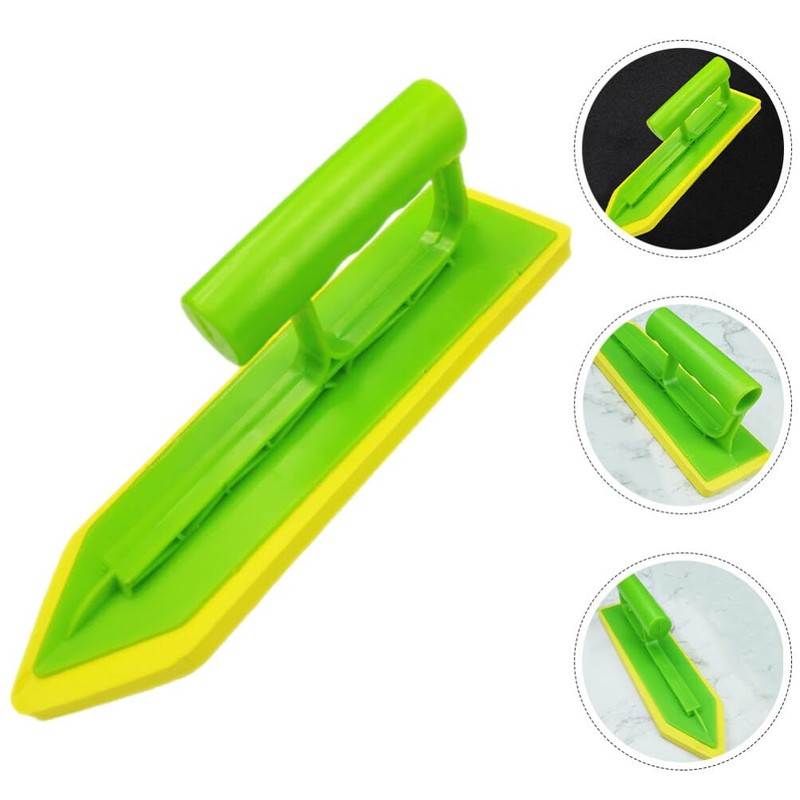 HOMSFOU Rubber Sponge Grout Float Tool Handheld Caulking Trowel for
