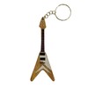 FTWDesign Rock Guitar Keyring, light brown