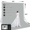 BEIYANG Light Grey 10 x 20 Ft Large Screen Backdrop