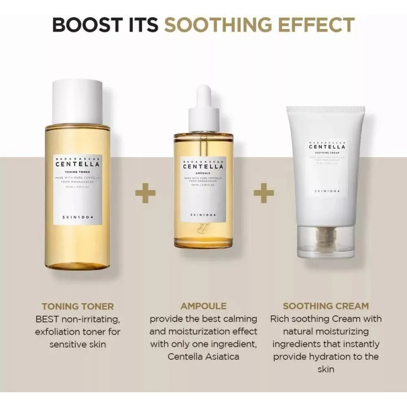 Skin1004 Madagascar Centella Tonico Exfoliante Suave 210ml Piel Sensible