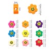 200 PCS Colorful Sun Flowers Beads 10mm Mixed Polymer Clay