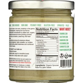 Dastony, Pumpkin Butter Sprouted Organic, 8 Ounce
