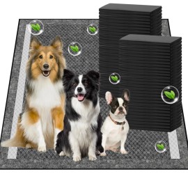 SCLOSE Charcoal Pee Pads for Dogs, 36"x36", Extra Large Puppy Pads XL, Odor C...