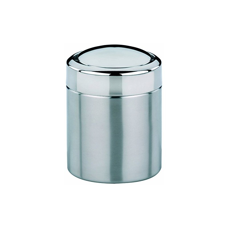 Kela 21381 Ano Swing Lid Bin Stainless Steel 1.5 L
