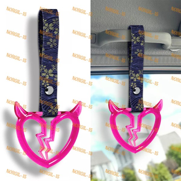 Unbranded Crystal Devil Broken Heart TSURIKAWA PK Ring Car Bus