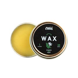 O'Douds Mustache Wax - Daily Natural Moustache & Beard Styling with a Firm Hold, Natural Shine - Plant-Based, Vegan Ingredients for Grooming, Shaping, & Conditioning, Oakmoss & Cedar Scent, 1 oz.