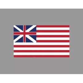 Texas Hart Designs US Grand Union Flag Die Cut Glossy Fridge Magnet