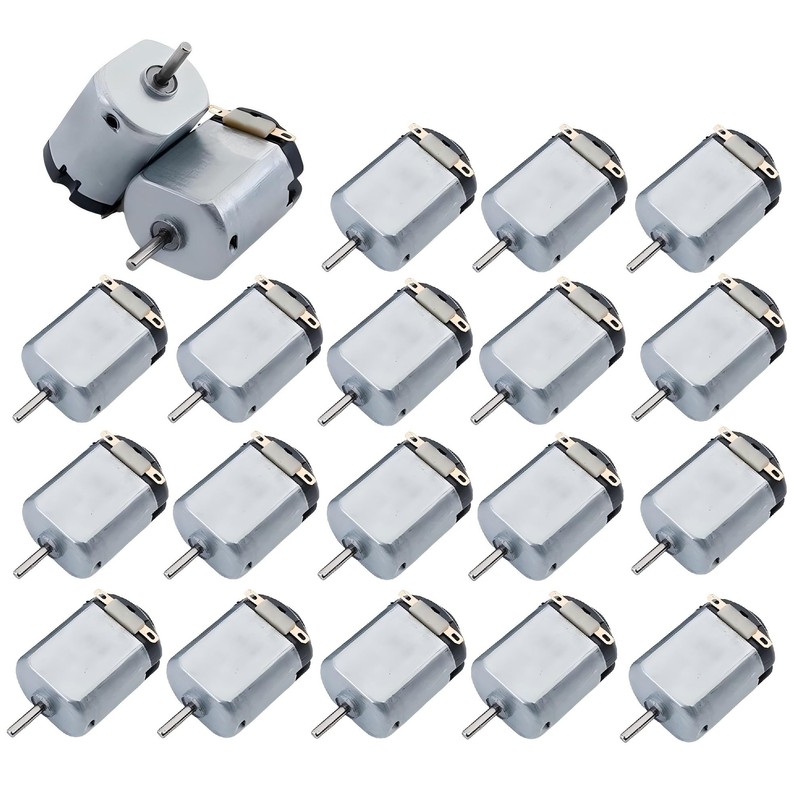 MTDELE 20Pcs Mini Small DC Motors 1.5V 3V 5V 6V