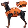 Kuoser Dog Life Jacket High Flotation, Reflective Dogs Life Vest