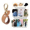 LAKYMIE 3Pcs Hat Clip PU Leather Hat Clips for Travel