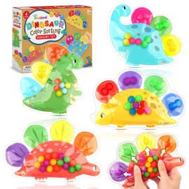 ZaxiDeel Dinosaur Sensory Toys for Toddler Kids : Easter Basket Stuffers Gift Quiet Fidget for Classroom, Montessori Preschool Learning Activities Calm Down Travel Toys for Kids Ages 3 4 5