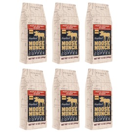 Moose Munch Gourmet Ground Coffee by Harry & David, 6/12 oz bags (Maple Brown Sugar)
