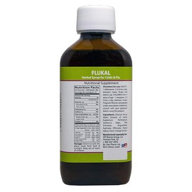 Israel Dr. Schavit FLUKAL Herbal Syrup for Colds & Flu 100% Natural Ingredients 6.76fl.