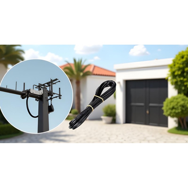 RG58 A/U Coaxial Cable 5 Metres - High Quality Antenna
