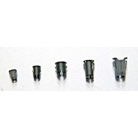 Retro-Motive Tubular Barrel Nut Assortment 5/32"-1/4" Stud (125 Pieces Total- 25 of Each Size) #1707