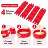 Adjustable Silicone Cake Mold for DIY Baking – 4-Piece Interlocking