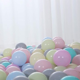 PlayMaty Play Ball Pit Balls - 2.36inches Phthalate&BPA Free Plastic Ocean Colour Balls for Kids Toddlers and Babys for Playhouse Play Tent Playpen Pool Party Decoration Pack of 70 (Multiple Color)