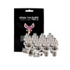 RISON-Titanium Set of 12 Titanium Stud Bolts for Exhaust Manifold