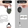 Pack of 2 Retractable Key Chain, Durable Lanyard Extendable with