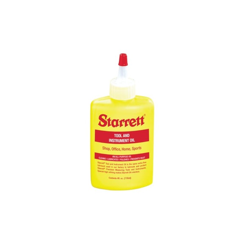 Starrett Tool and Instrument Oil - Extra-Fine Lubricant - Ideal
