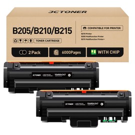 B205 B210 B215 Black High Capacity Toner Cartridge with chip 2-Pack Replacement for Xerox 106R04347 Toner Compatible with Xerox B210 B205 B215 B210DNI B205NI B215DNI Printer Ink All-in-One Copier Copy