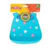 Nuby 3D Soft Silicone Baby Bib with Scoop - Silicone