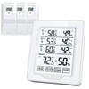 Indoor Outdoor Thermometer Wireless with 3 Remote Sensors, Digital Temperature