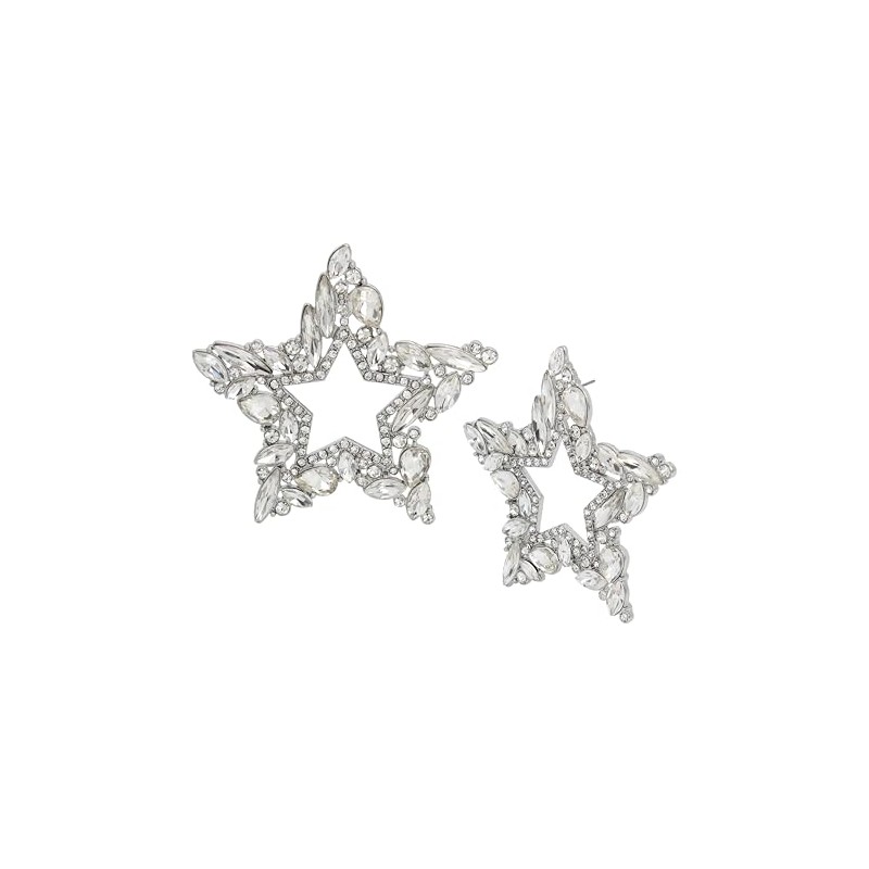 Betsey Johnson Womens Open Star Post Earrings