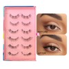 Natural False Eyelashes Set, 6 Styles, Reusable Handmade Lashes with