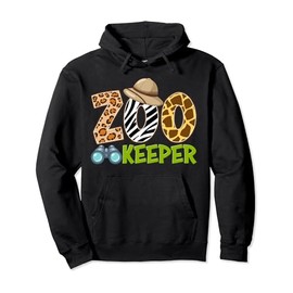 Zookeeper Costume Safari Trip African Savanna Animals Theme Pullover Hoodie