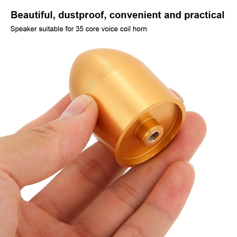 2Pcs 35 Core Low Sound Horn Speaker Pure Aluminium Shot