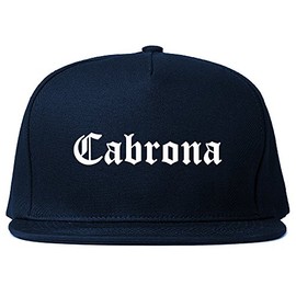 Kings Of NY Cabrona Spanish Mens Snapback Hat Navy Blue